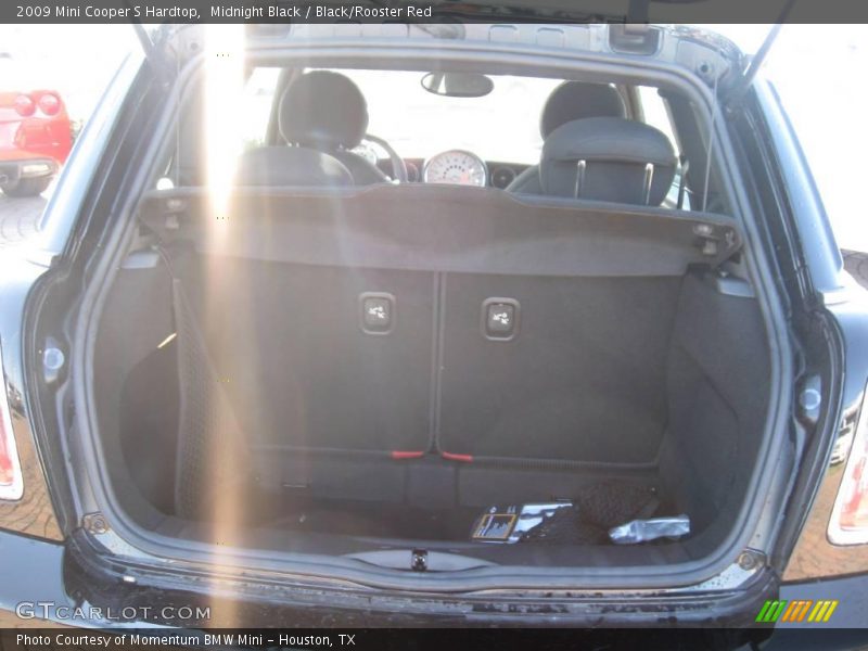 Midnight Black / Black/Rooster Red 2009 Mini Cooper S Hardtop
