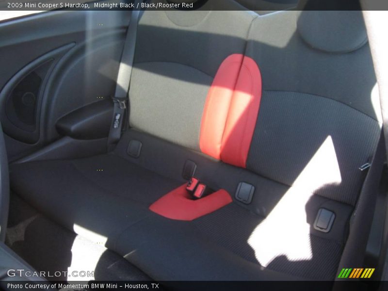 Midnight Black / Black/Rooster Red 2009 Mini Cooper S Hardtop