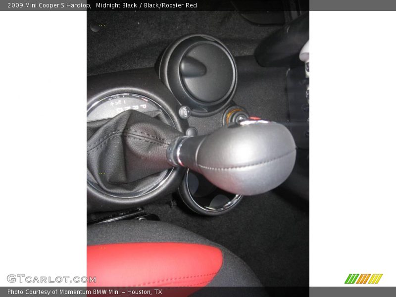 Midnight Black / Black/Rooster Red 2009 Mini Cooper S Hardtop