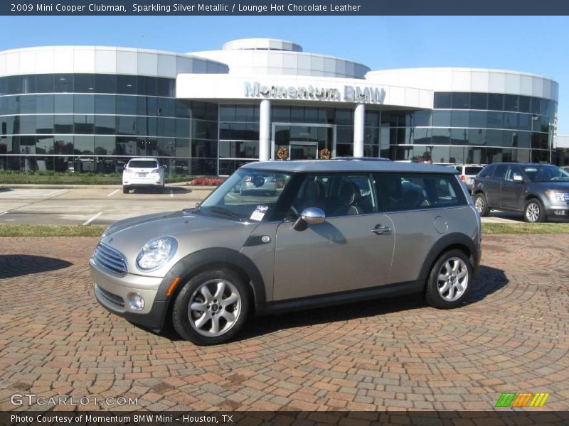 Sparkling Silver Metallic / Lounge Hot Chocolate Leather 2009 Mini Cooper Clubman