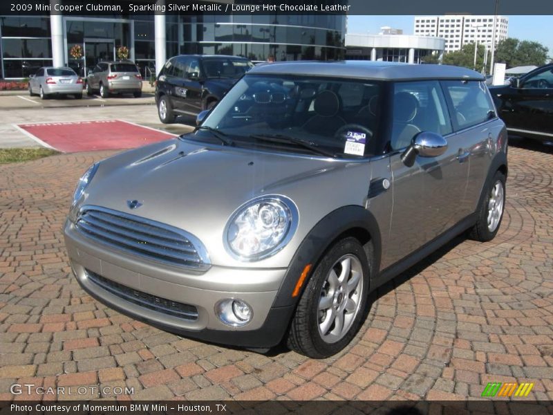 Sparkling Silver Metallic / Lounge Hot Chocolate Leather 2009 Mini Cooper Clubman