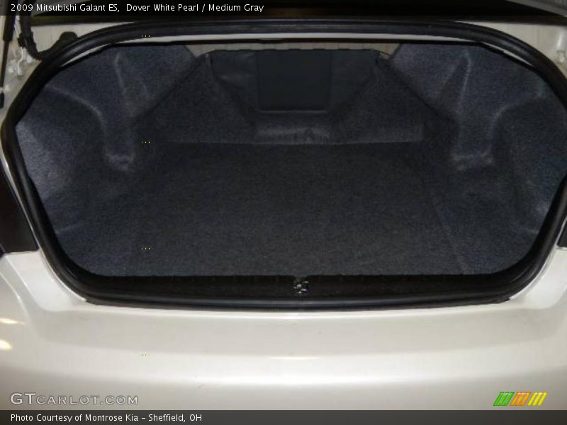 Dover White Pearl / Medium Gray 2009 Mitsubishi Galant ES