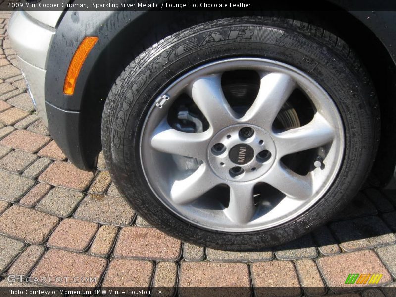 Sparkling Silver Metallic / Lounge Hot Chocolate Leather 2009 Mini Cooper Clubman