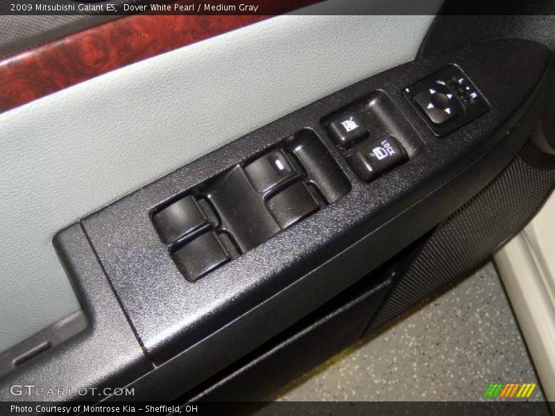 Dover White Pearl / Medium Gray 2009 Mitsubishi Galant ES