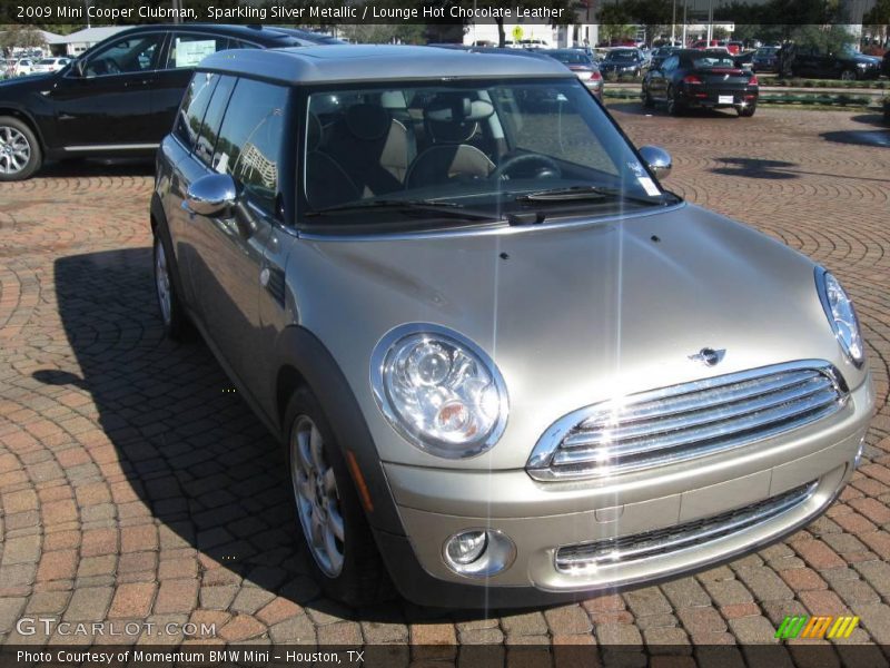 Sparkling Silver Metallic / Lounge Hot Chocolate Leather 2009 Mini Cooper Clubman