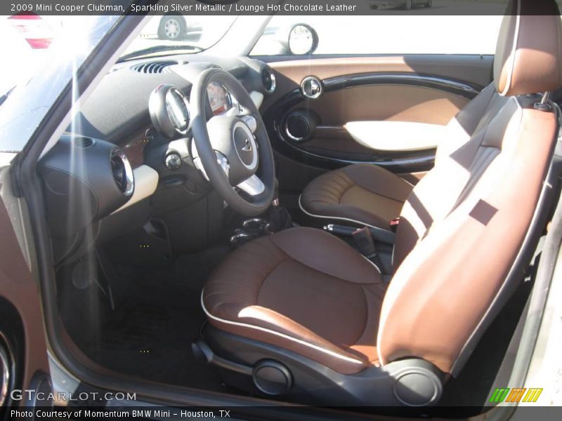 Sparkling Silver Metallic / Lounge Hot Chocolate Leather 2009 Mini Cooper Clubman