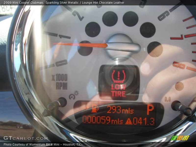 Sparkling Silver Metallic / Lounge Hot Chocolate Leather 2009 Mini Cooper Clubman