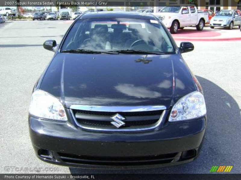 Fantasy Black Metallic / Grey 2007 Suzuki Forenza Sedan