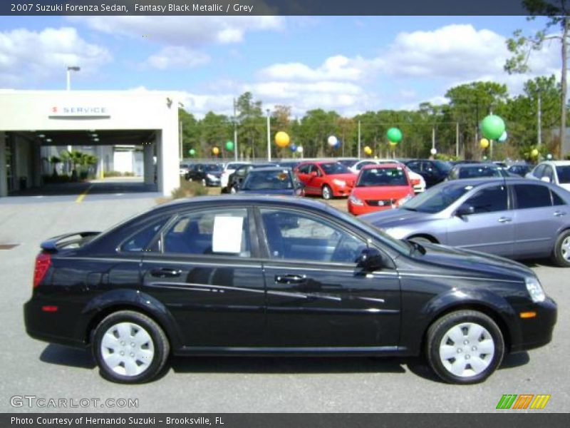 Fantasy Black Metallic / Grey 2007 Suzuki Forenza Sedan