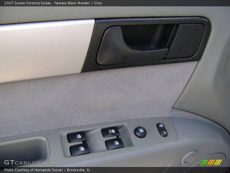 Fantasy Black Metallic / Grey 2007 Suzuki Forenza Sedan