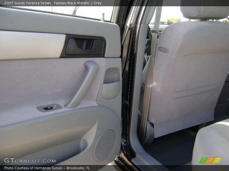 Fantasy Black Metallic / Grey 2007 Suzuki Forenza Sedan