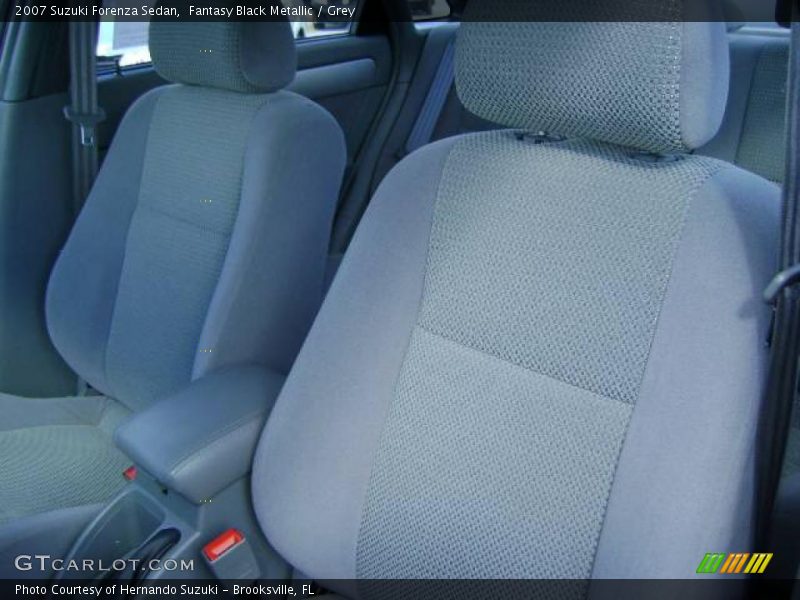 Fantasy Black Metallic / Grey 2007 Suzuki Forenza Sedan