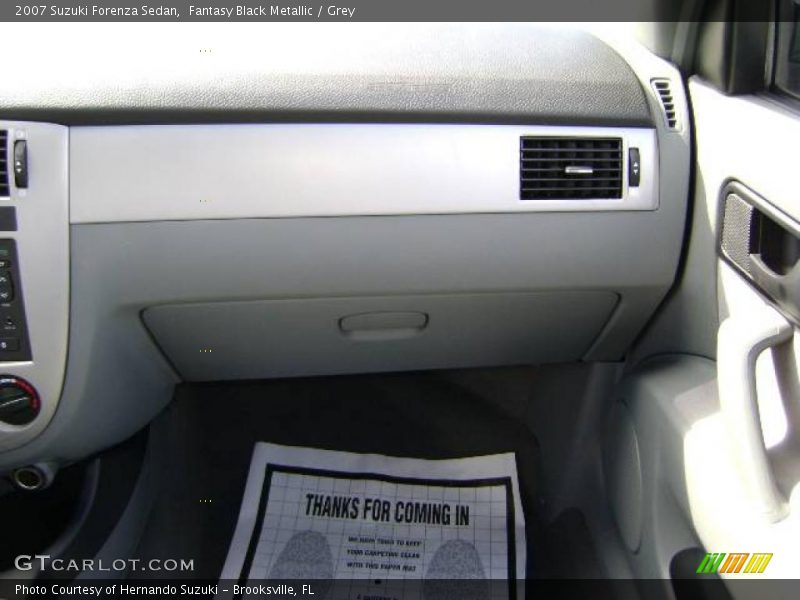 Fantasy Black Metallic / Grey 2007 Suzuki Forenza Sedan