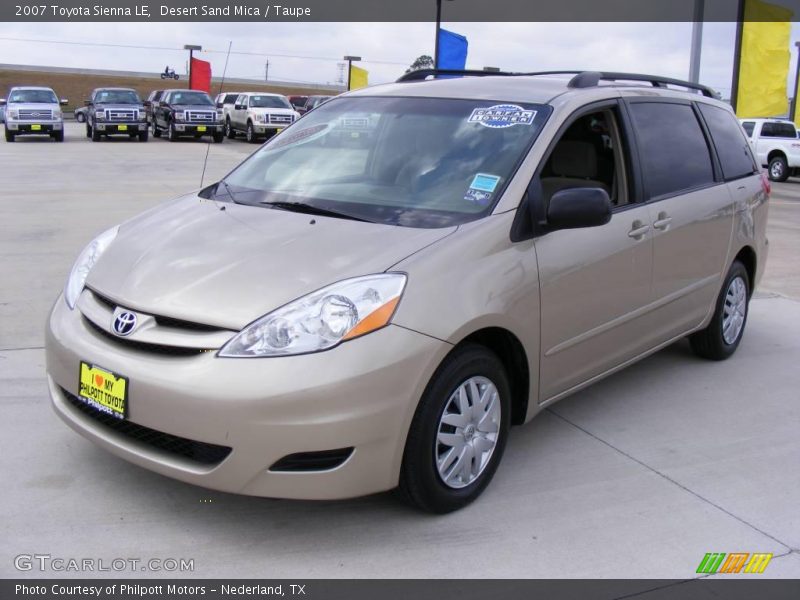 Desert Sand Mica / Taupe 2007 Toyota Sienna LE