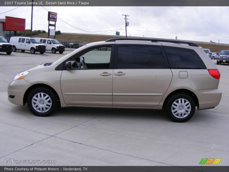 Desert Sand Mica / Taupe 2007 Toyota Sienna LE