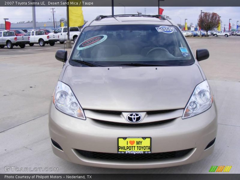 Desert Sand Mica / Taupe 2007 Toyota Sienna LE