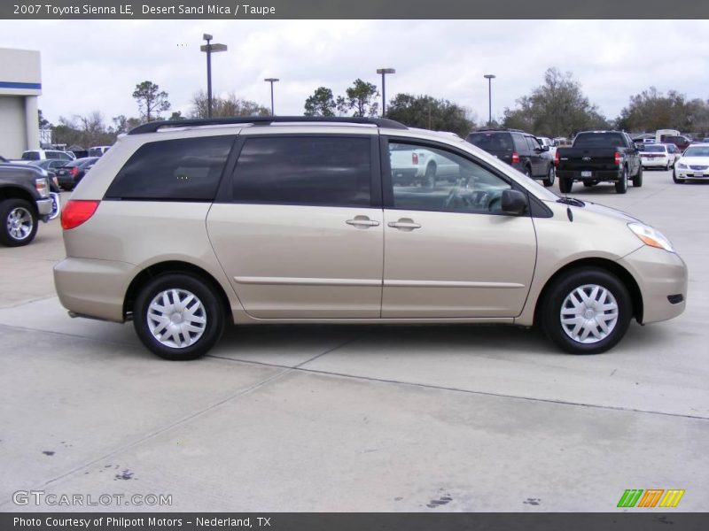 Desert Sand Mica / Taupe 2007 Toyota Sienna LE