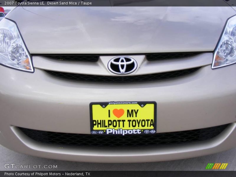 Desert Sand Mica / Taupe 2007 Toyota Sienna LE