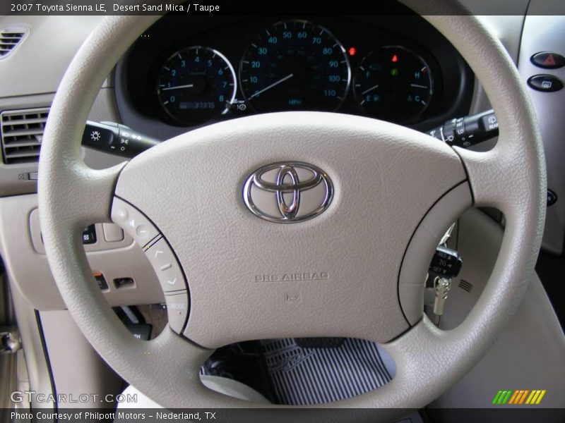 Desert Sand Mica / Taupe 2007 Toyota Sienna LE