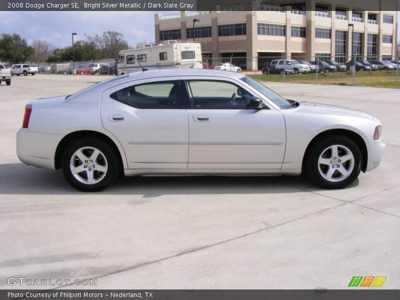 Bright Silver Metallic / Dark Slate Gray 2008 Dodge Charger SE