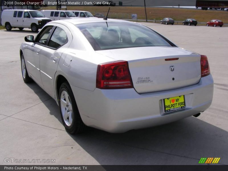 Bright Silver Metallic / Dark Slate Gray 2008 Dodge Charger SE