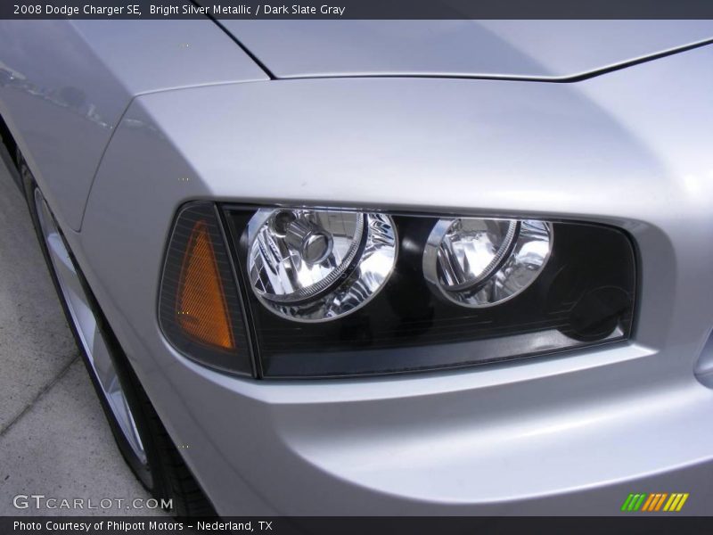 Bright Silver Metallic / Dark Slate Gray 2008 Dodge Charger SE