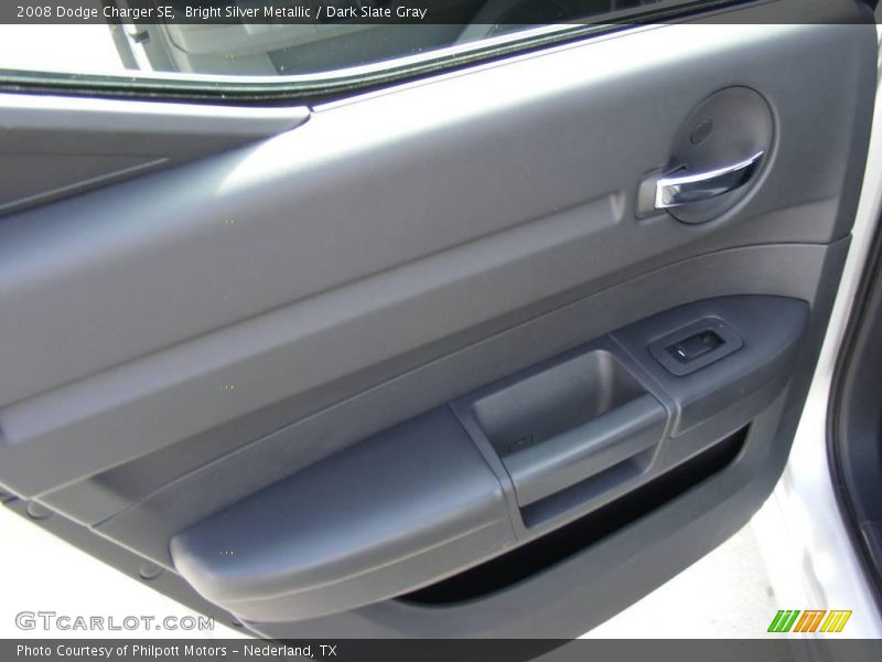 Bright Silver Metallic / Dark Slate Gray 2008 Dodge Charger SE