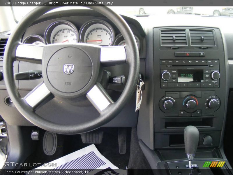 Bright Silver Metallic / Dark Slate Gray 2008 Dodge Charger SE
