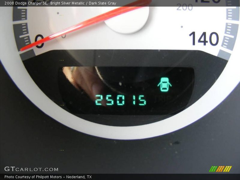 Bright Silver Metallic / Dark Slate Gray 2008 Dodge Charger SE