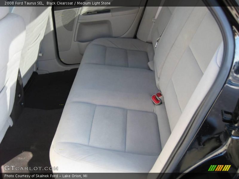 Black Clearcoat / Medium Light Stone 2008 Ford Taurus SEL