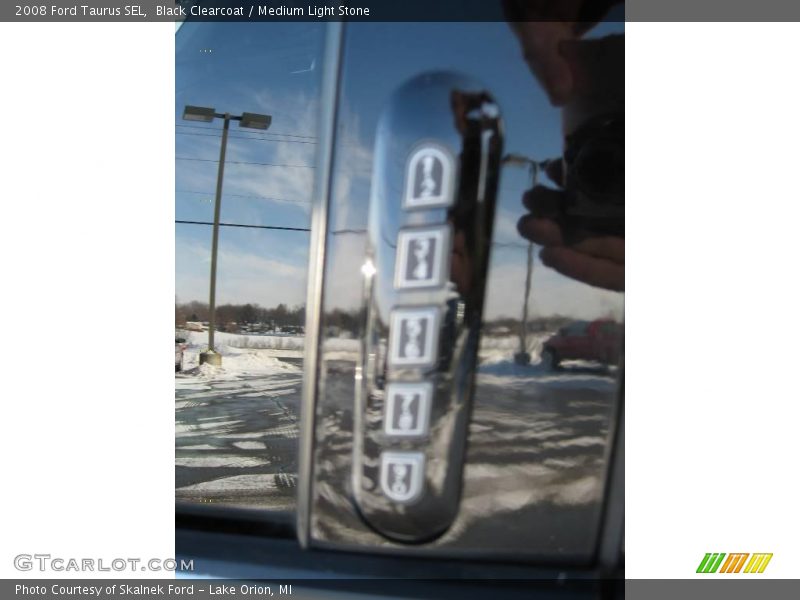 Black Clearcoat / Medium Light Stone 2008 Ford Taurus SEL
