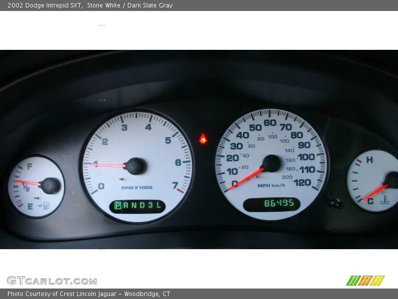 Stone White / Dark Slate Gray 2002 Dodge Intrepid SXT