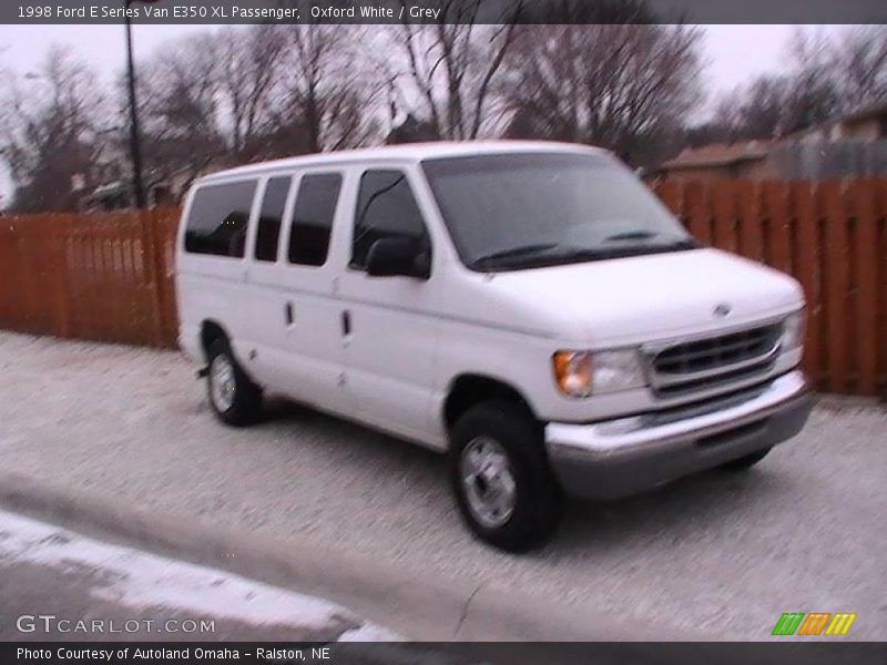 Oxford White / Grey 1998 Ford E Series Van E350 XL Passenger