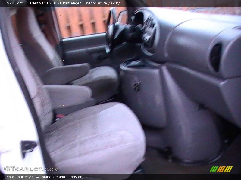 Oxford White / Grey 1998 Ford E Series Van E350 XL Passenger