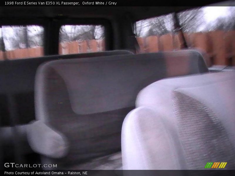 Oxford White / Grey 1998 Ford E Series Van E350 XL Passenger