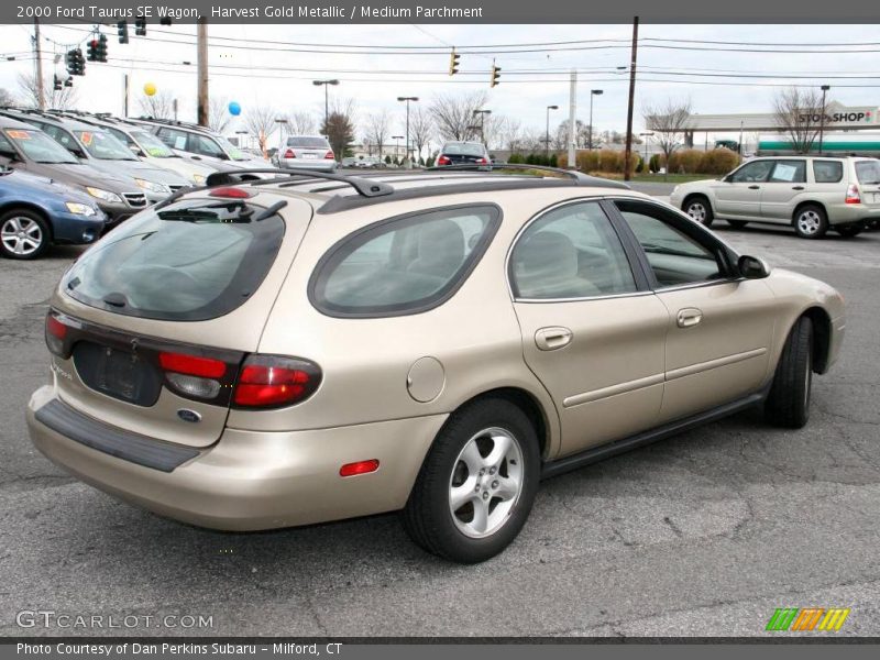Harvest Gold Metallic / Medium Parchment 2000 Ford Taurus SE Wagon