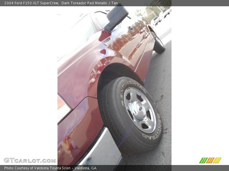 Dark Toreador Red Metallic / Tan 2004 Ford F150 XLT SuperCrew