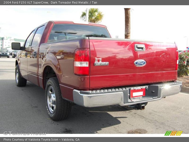 Dark Toreador Red Metallic / Tan 2004 Ford F150 XLT SuperCrew