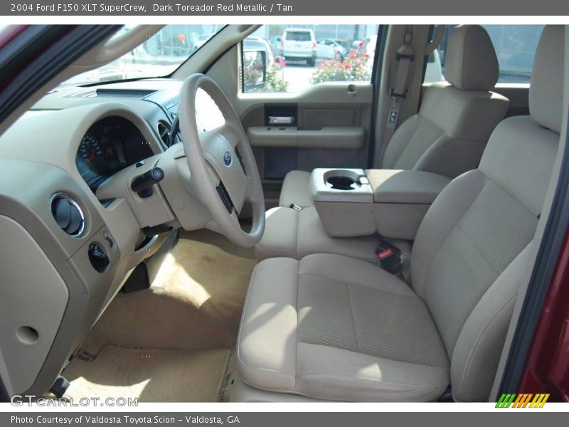 Dark Toreador Red Metallic / Tan 2004 Ford F150 XLT SuperCrew