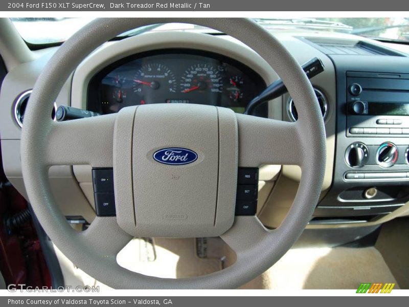 Dark Toreador Red Metallic / Tan 2004 Ford F150 XLT SuperCrew