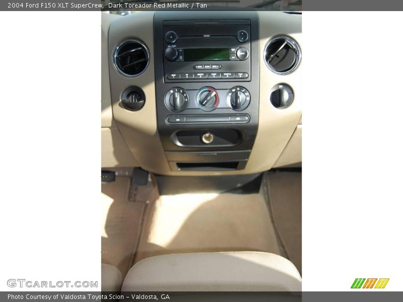 Dark Toreador Red Metallic / Tan 2004 Ford F150 XLT SuperCrew