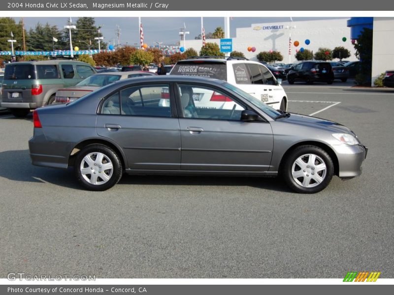 Magnesium Metallic / Gray 2004 Honda Civic LX Sedan