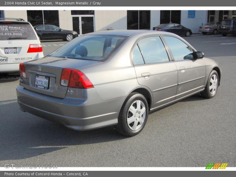 Magnesium Metallic / Gray 2004 Honda Civic LX Sedan