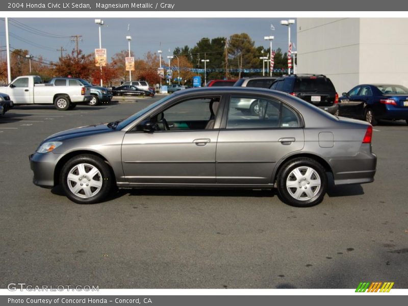 Magnesium Metallic / Gray 2004 Honda Civic LX Sedan