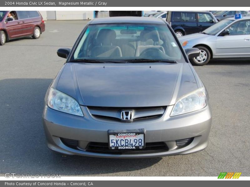 Magnesium Metallic / Gray 2004 Honda Civic LX Sedan