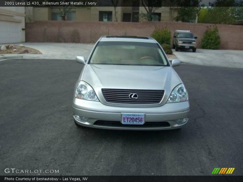 Millenium Silver Metallic / Ivory 2001 Lexus LS 430