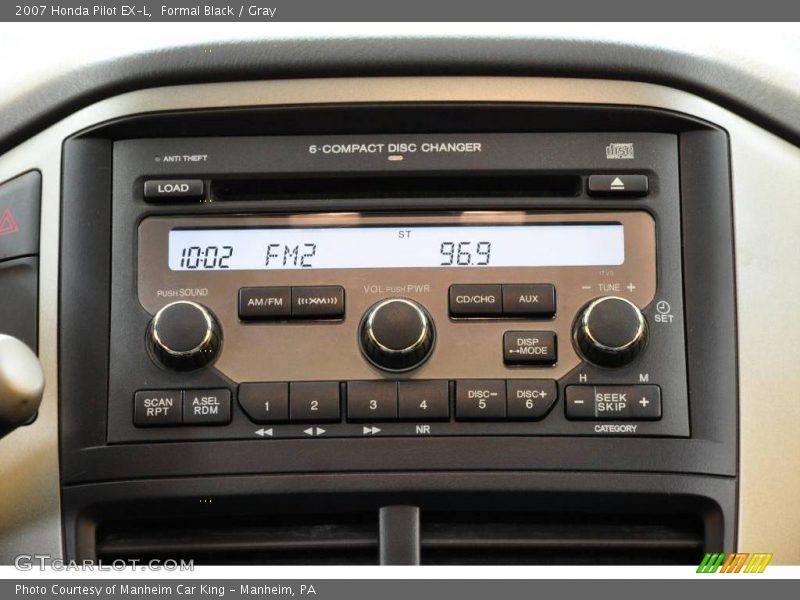 Formal Black / Gray 2007 Honda Pilot EX-L