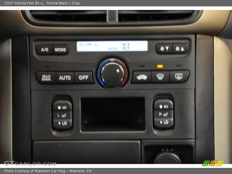 Formal Black / Gray 2007 Honda Pilot EX-L