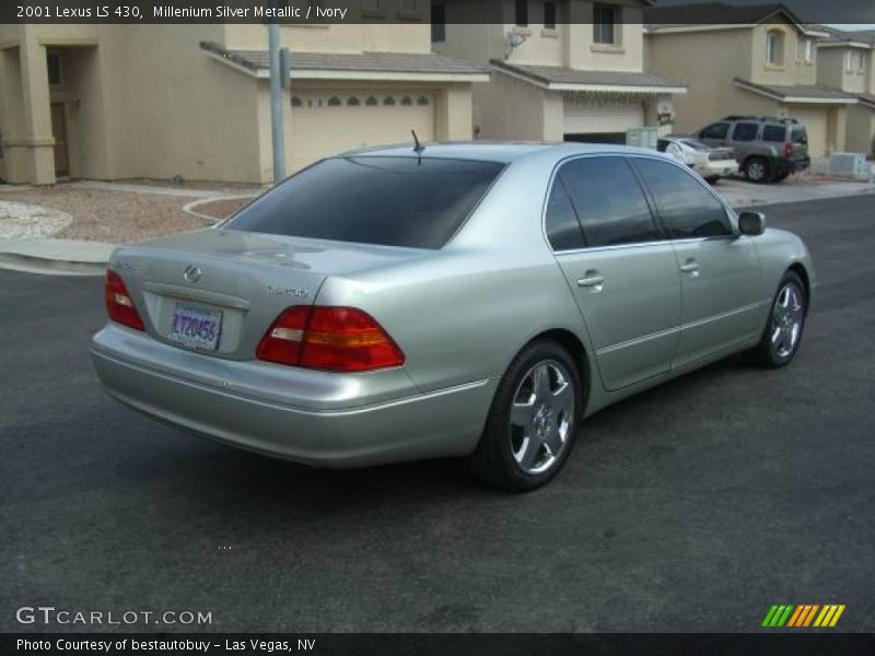 Millenium Silver Metallic / Ivory 2001 Lexus LS 430