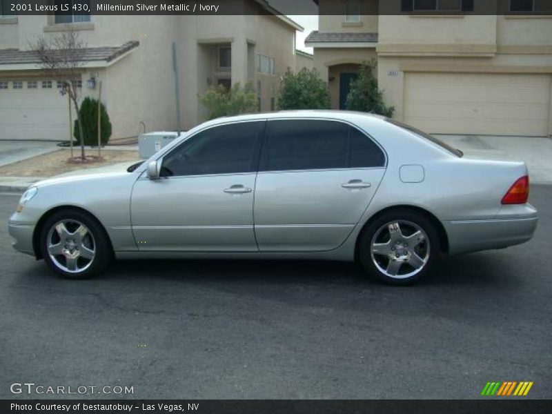 Millenium Silver Metallic / Ivory 2001 Lexus LS 430